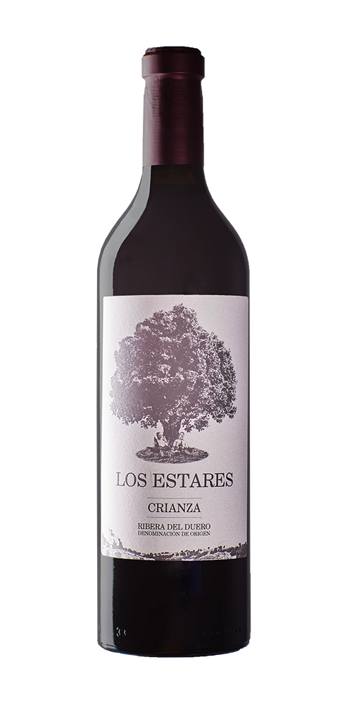 Botella de Crianza de la Bodega Pago de los Estares en Ribera de Duero